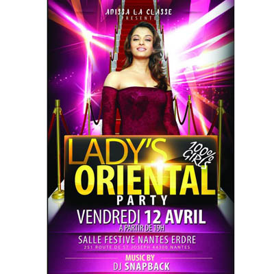 Lady's party oriental à Nantes