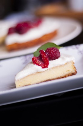 cuisine du monde : cheesecake aux framboises