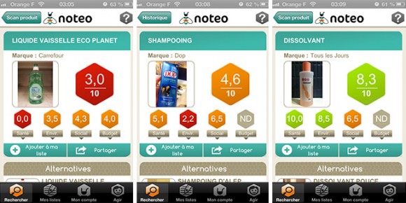 Noteo Noteo : l'application mobile nantaise pour mieux choisir ses produits